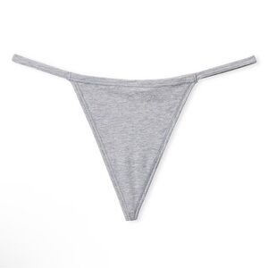PINK Victoria’s Secret Women's Gray Thong Panties